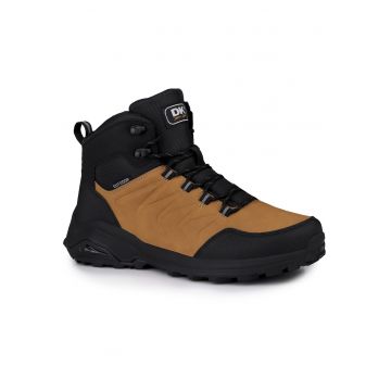Pantofi sport barbati  trekking - sintetic - Caramel/Bronz | Negru