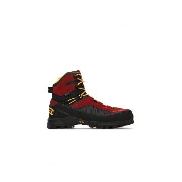 Pantofi sport dama -  51564 - Piele naturala - Rosu - Negru