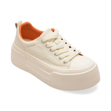 Pantofi sport FLAVIA PASSINI albi, 8539, din piele naturala