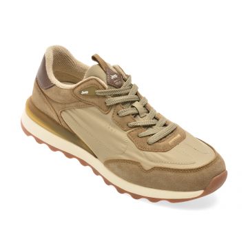 Pantofi sport JEEP kaki, 61020, din material textil