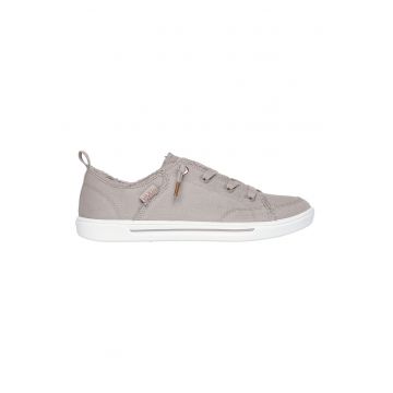 Pantofi sport Slip-Ins™ B Cute 2.0 din material textil - Maro taupe/Alb optic