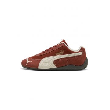 Pantofi sport Speedcat Wine Club de piele intoarsa - Bej/Caramiziu