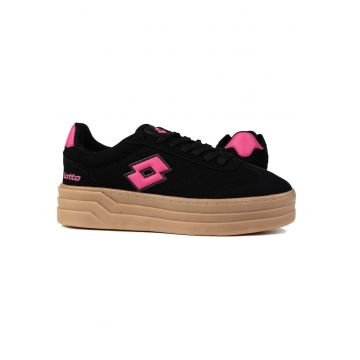 Tenisi dama -  STACKY - negru - material sintetic