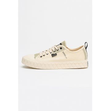 Tenisi din bumbac organic Palla Ace HTG - Alb antichizat