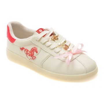 Pantofi sport ALDO albi, 14251930, din piele ecologica