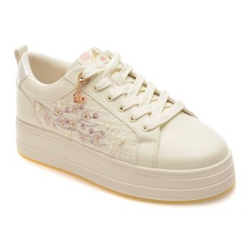 Pantofi sport ALDO albi, DERISSI 116, din piele ecologica