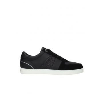 Pantofi sport din piele naturala - Negru