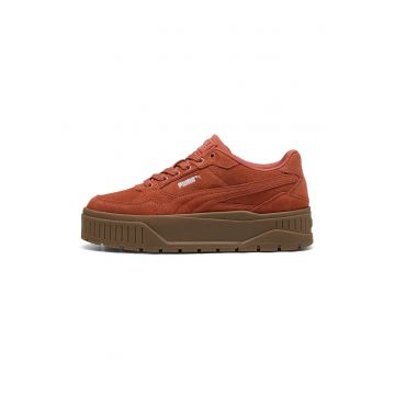 Pantofi sport Karmen II Idol flatform de piele intoarsa - Portocaliu mandarina