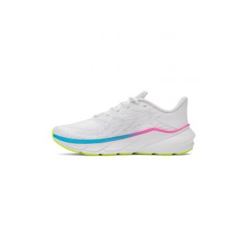 Pantofi sport pentru alergare UA Turbulence 3 - Alb/Verde neon/Albastru