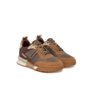 Tenisi barbati -  piele naturala maro