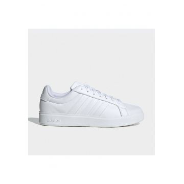 Tenisi barbati Streettalk -  piele ecologica - alb