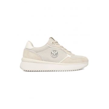 Tenisi dama -  material textil - culoare alba