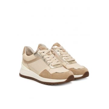Tenisi dama -  piele ecologica - bej