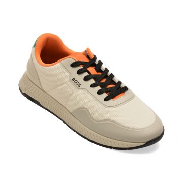 Pantofi sport BOSS bej, 3962, din material textil