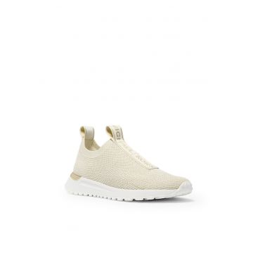 Pantofi sport slip-on cu banda logo Eolara - Auriu