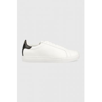 Armani Exchange sneakers din piele culoarea alb