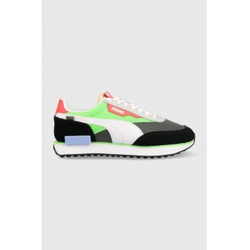 Puma sneakers FUTURE RIDER PLAY ON culoarea verde 371149