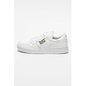 Pantofi sport unisex de piele cu logo
