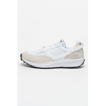 Pantofi sport cu insertii din piele intoarsa Waffle Debut