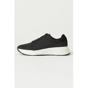 Pantofi sport wedge din material textil