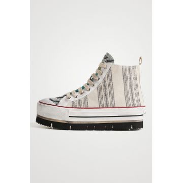 Tenisi flatform mid-high Tenisi flatform mid-high