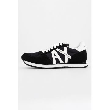 Pantofi sport cu garnitura logo supradimensionata
