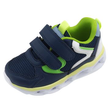 Pantofi sport copii Chicco Cavaliere, luminite, albastru, 65461