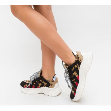 Pantofi Sport Yano Leopard