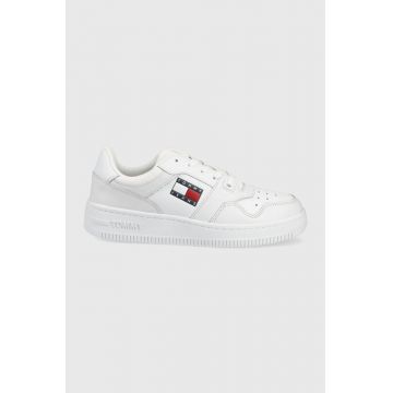 Tommy Jeans sneakers culoarea alb