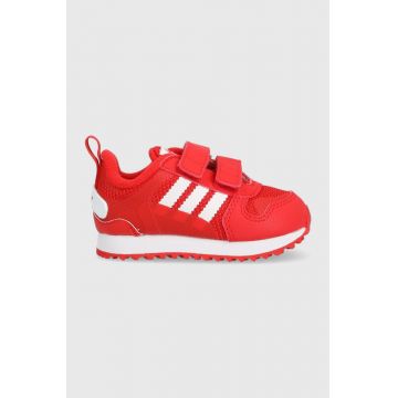 adidas Originals sneakers pentru copii culoarea rosu