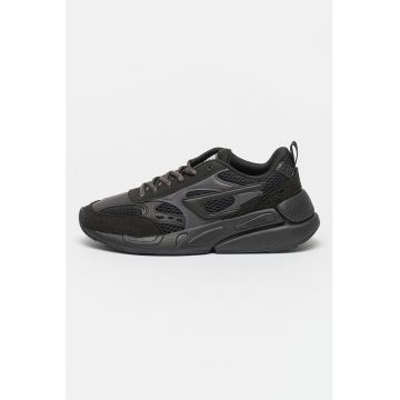 Pantofi sport cu garnituri de piele intoarsa Serendipity