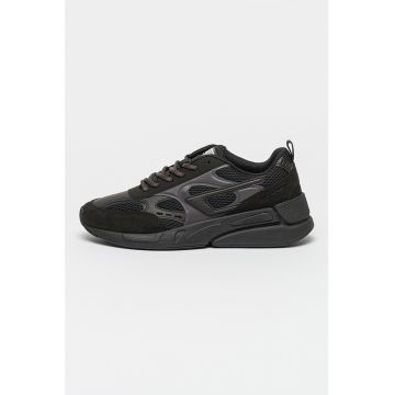 Pantofi sport low-top cu insertie de piele intoarsa S-Serendipity