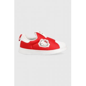 adidas Originals sneakers pentru copii culoarea rosu
