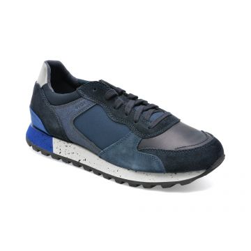 Pantofi sport GEOX bleumarin, U26CPA, din piele naturala