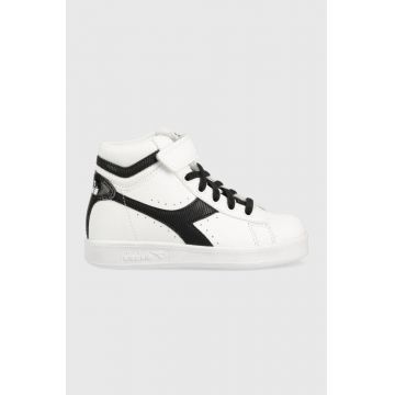 Diadora pantofi copii culoarea alb