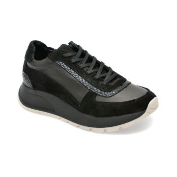 Pantofi sport FLAVIA PASSINI negri, 70039, din piele naturala