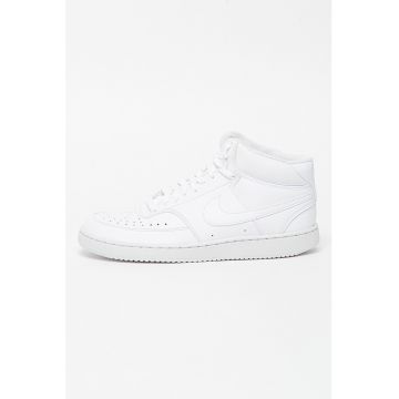 Pantofi sport mid-high de piele ecologica Court Vision