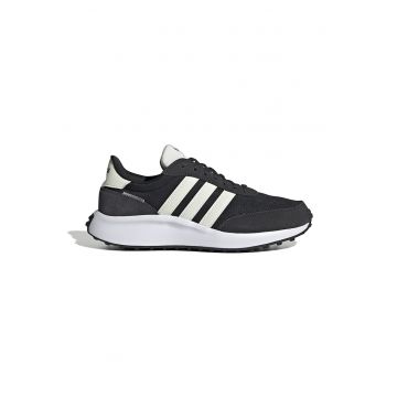 Pantofi sport cu detalii de piele intoarsa Run 70s - Alb/Negru