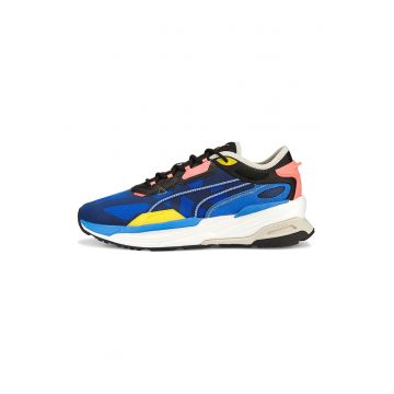 Pantofi sport unisex - de plasa - cu detalii contrastante Extent Nitro - Galben/Albastru royal/Bleumarin