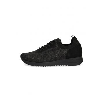 Pantofi sport slip-on cu insertii din piele intoarsa