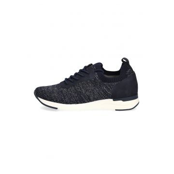 Pantofi sport slip-on cu insertii din piele intoarsa