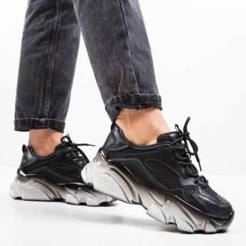 Pantofi Sport Mshot Negri