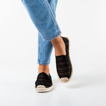 Espadrile dama Kanut Negre Espadrile dama Kanut Negre