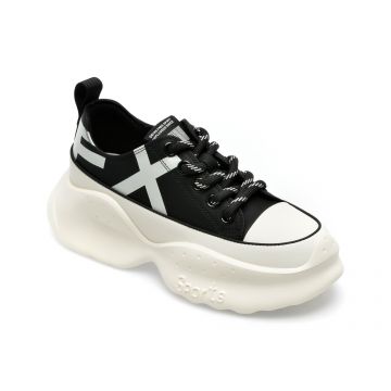 Pantofi sport GRYXX negri, 22627, din piele naturala
