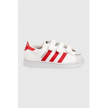 Adidas Originals sneakers pentru copii culoarea alb