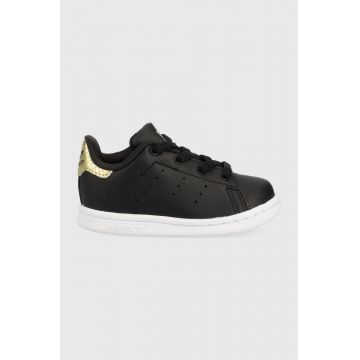 Adidas Originals sneakers pentru copii Stan Smith El I culoarea negru