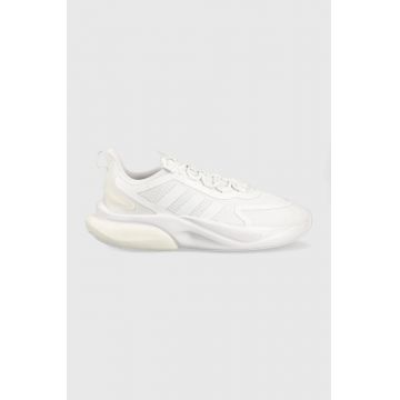 adidas sneakers pentru alergat AlphaBounce + culoarea alb HP6143