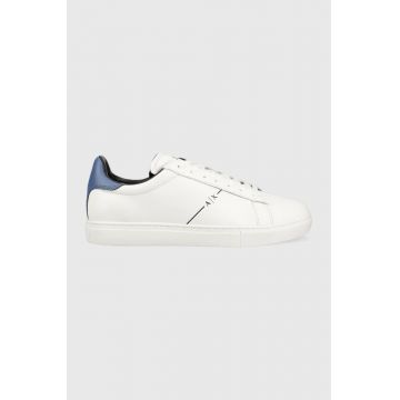 Armani Exchange sneakers din piele XUX001.XV093.K709 culoarea alb, XUX001 XV093 K709