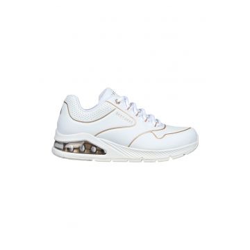 Pantofi sport low-top de piele ecologica Uno 2-Golden Trim