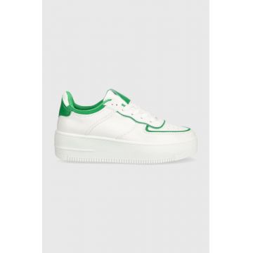 Answear Lab sneakers culoarea alb